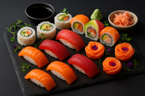 image collection for sushi 