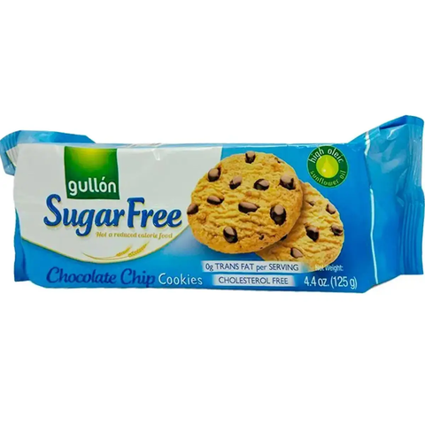 GULLON SUGAR FREE CHOC CHIP COOKIES 125g