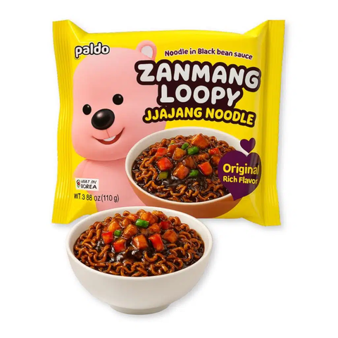 Paldo zanmang loopy Jjajang Original Rich Flavour Noodles 110g