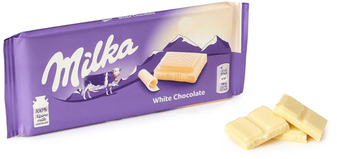 Milka White Chocolate 100g