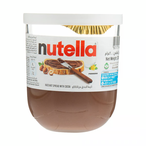 Nutella Hazelnut Chocolate Spread 200g