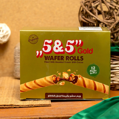 5&5 Gold Wafer Rolls