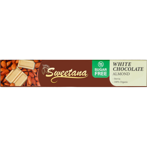 Sweetana White Chocolate Almond 35g