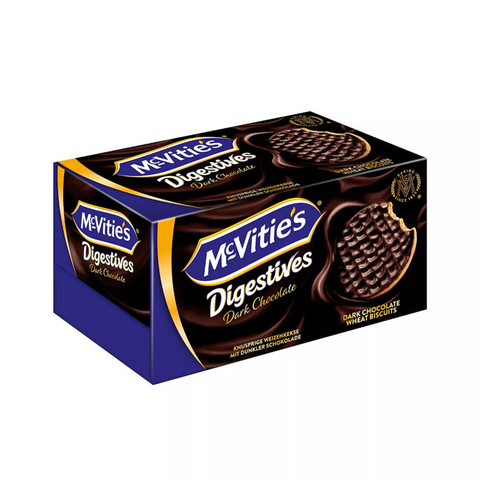 McVitie's Digestive Dark Chocolate Biscuits 28g pack of 12pieces