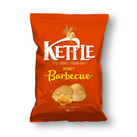 Kettle Chips Hand Cooked Chips Honey Barbecue 130g