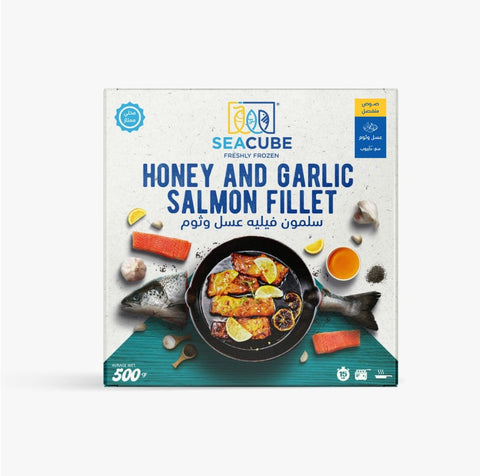Sea Cube Salmon Fillet with Honey 500g