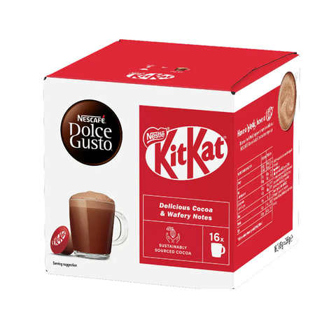 Dolce Gusto KitKat Hot Chocolate Pods Compatible 16 Drinks