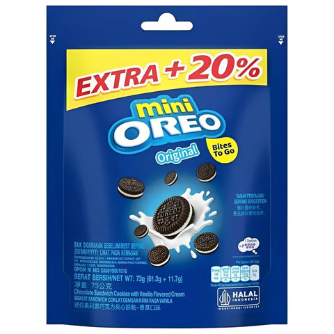Oreo Mini Cookies Sandwich Vanilla 73g