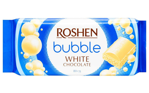 Roshen White Bubble Chocolate 80g